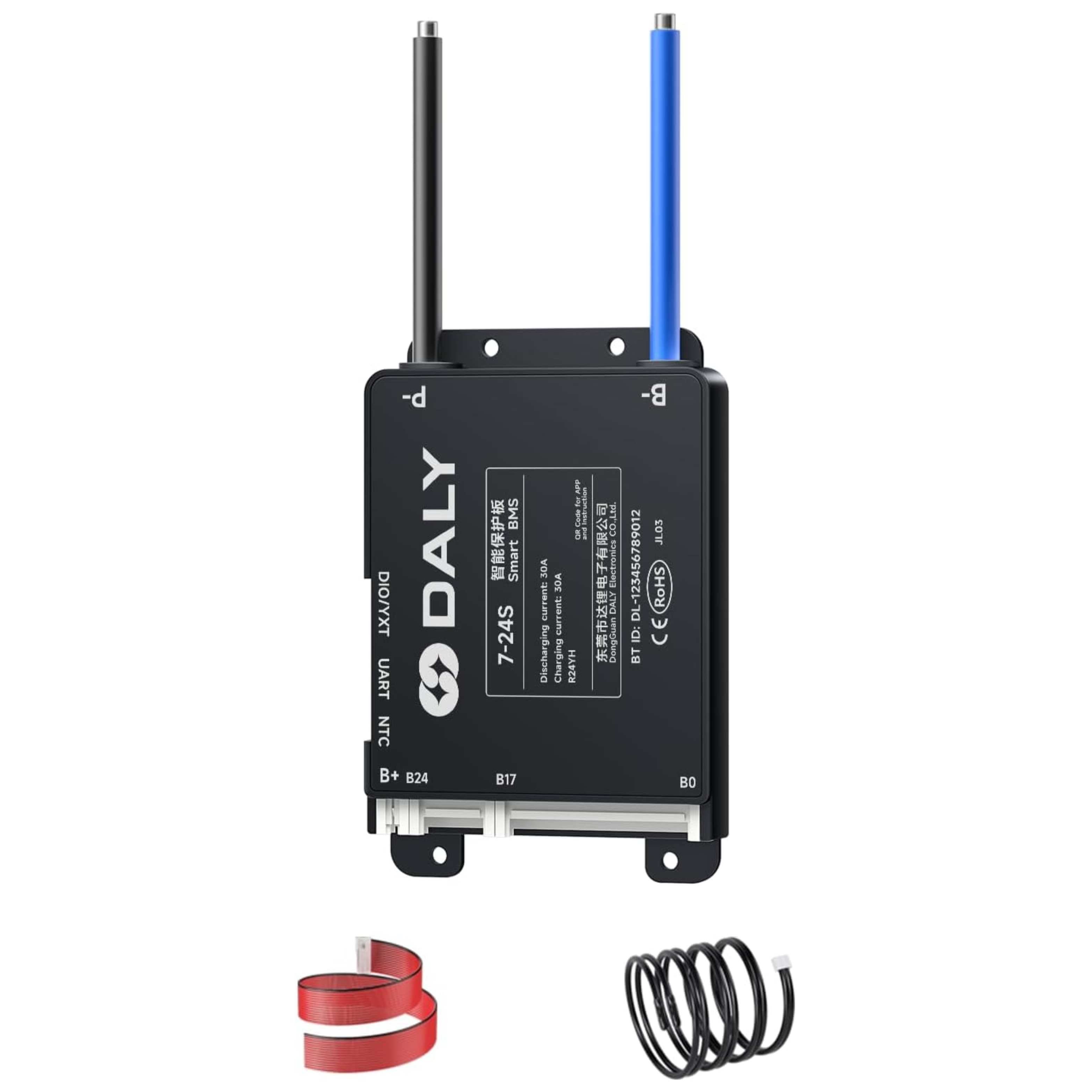 DALY BLACK SMART BMS 7-24S 30A